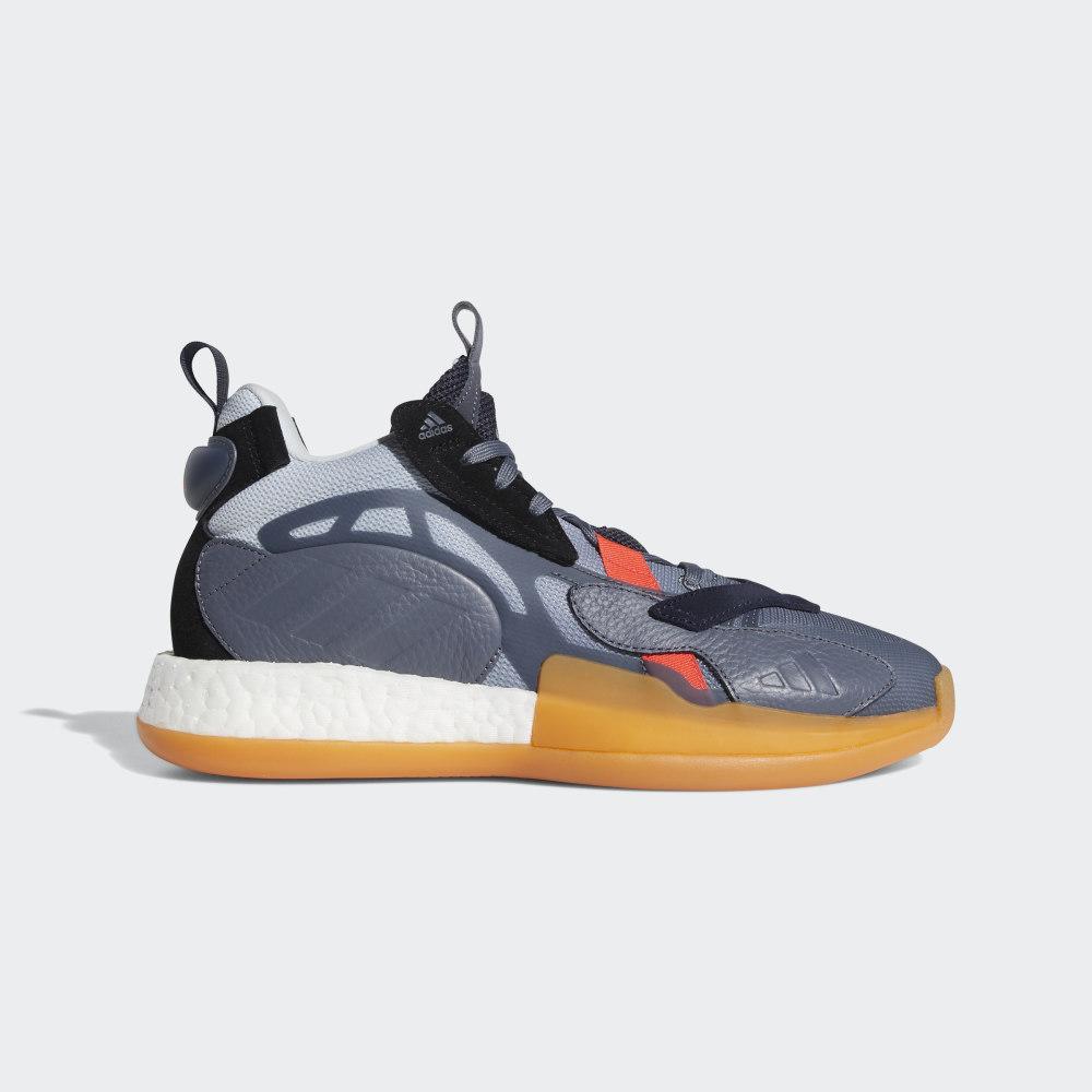 Adidasi Baschet Adidas ZoneBoost Barbati Romania - Gri/Rosii EG5761